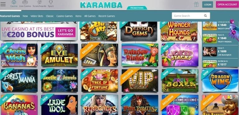 online casino Karamba