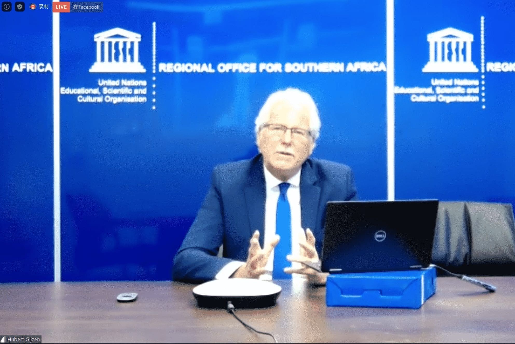 Dr Hubert Gijzen Regional Director and Representative UNESCO Regional Office for Southern Africa