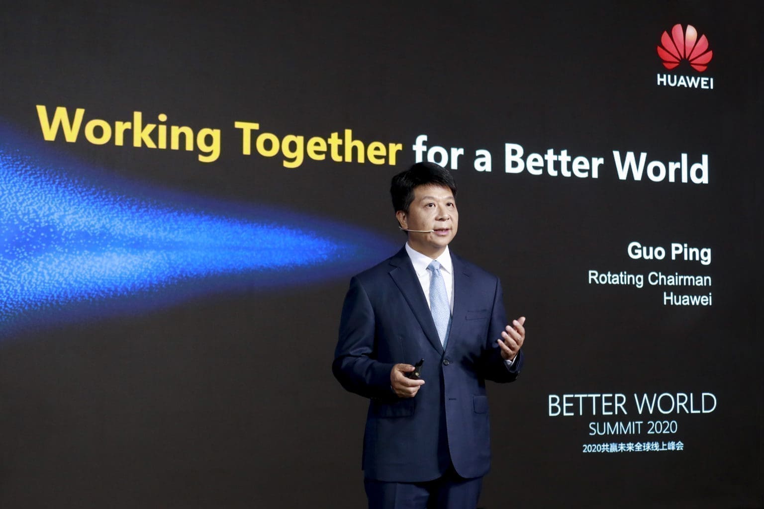 How to Unleash the Full Potential of 5G – Huawei’s Guo Ping Guo Ping, Huawei Rotating Chairman
