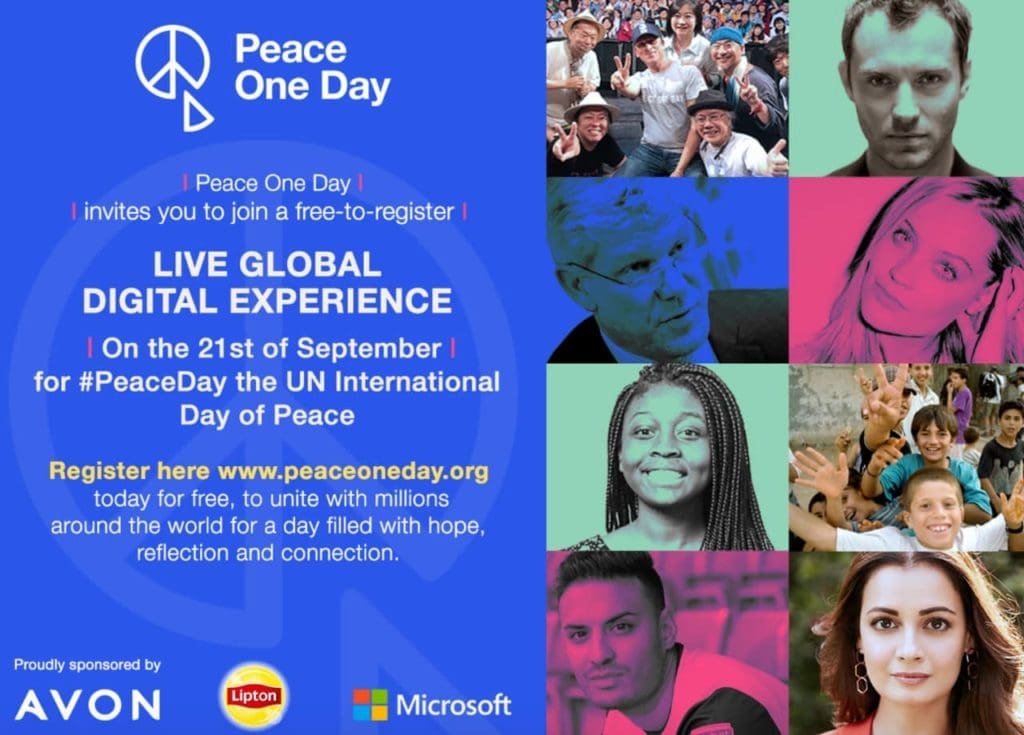 Avon Commemorates International Peace Day With a Premier Film on Domestic Violence Peace One Day