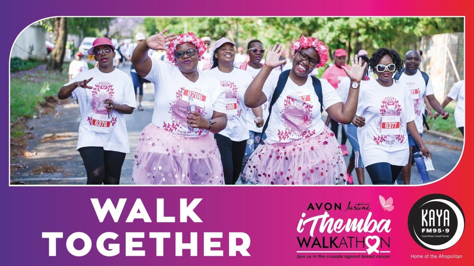 Avon Justine Teams Up With Kaya FM for iThemba Walkathon