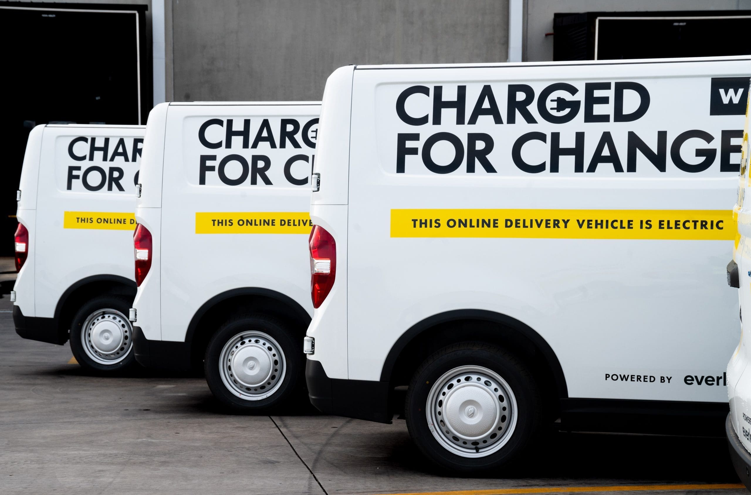 Woolies online delivery Evs fleet3