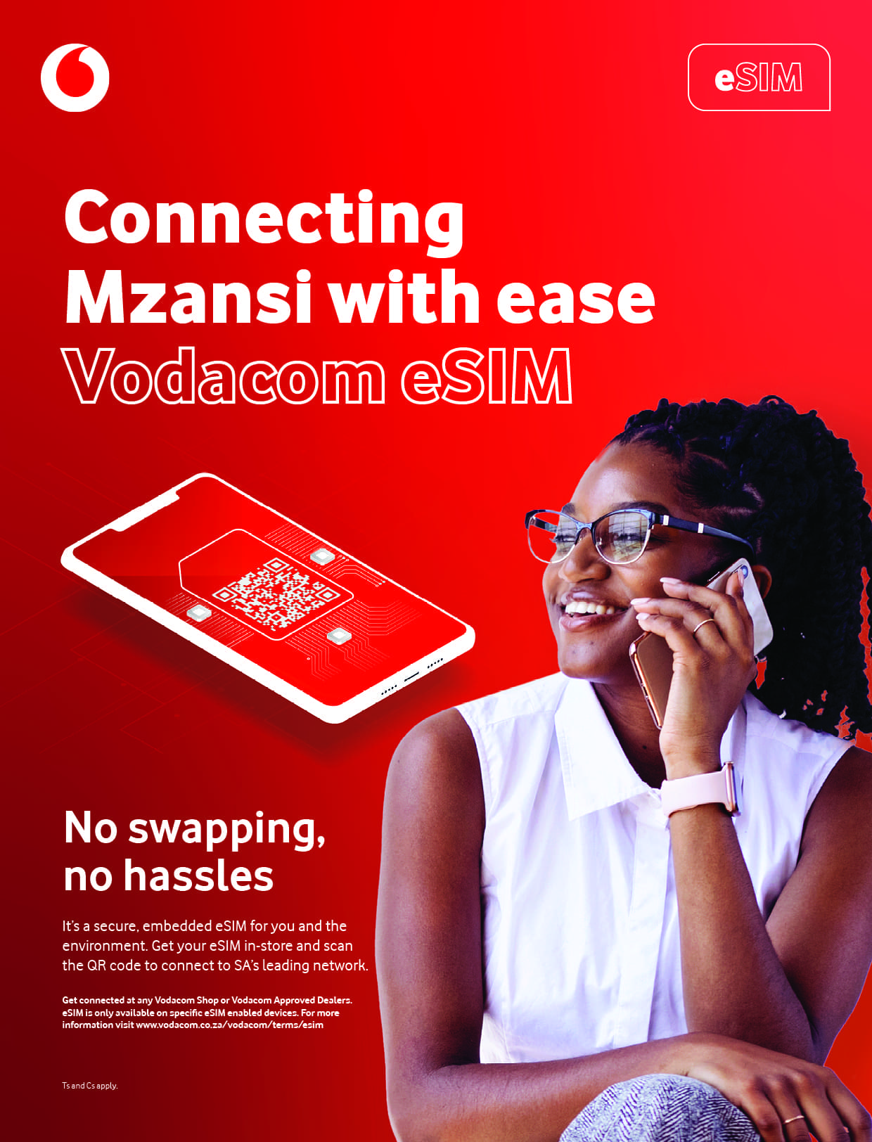 Vodacom eSim support
