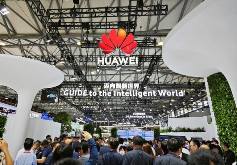 Huawei's booths at MWC Shanghai 2023