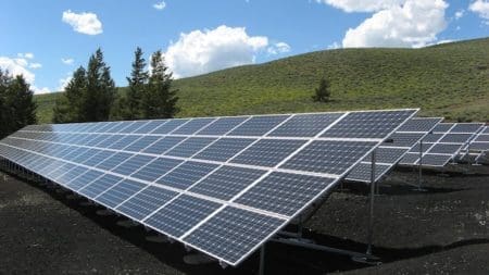 Solar power.