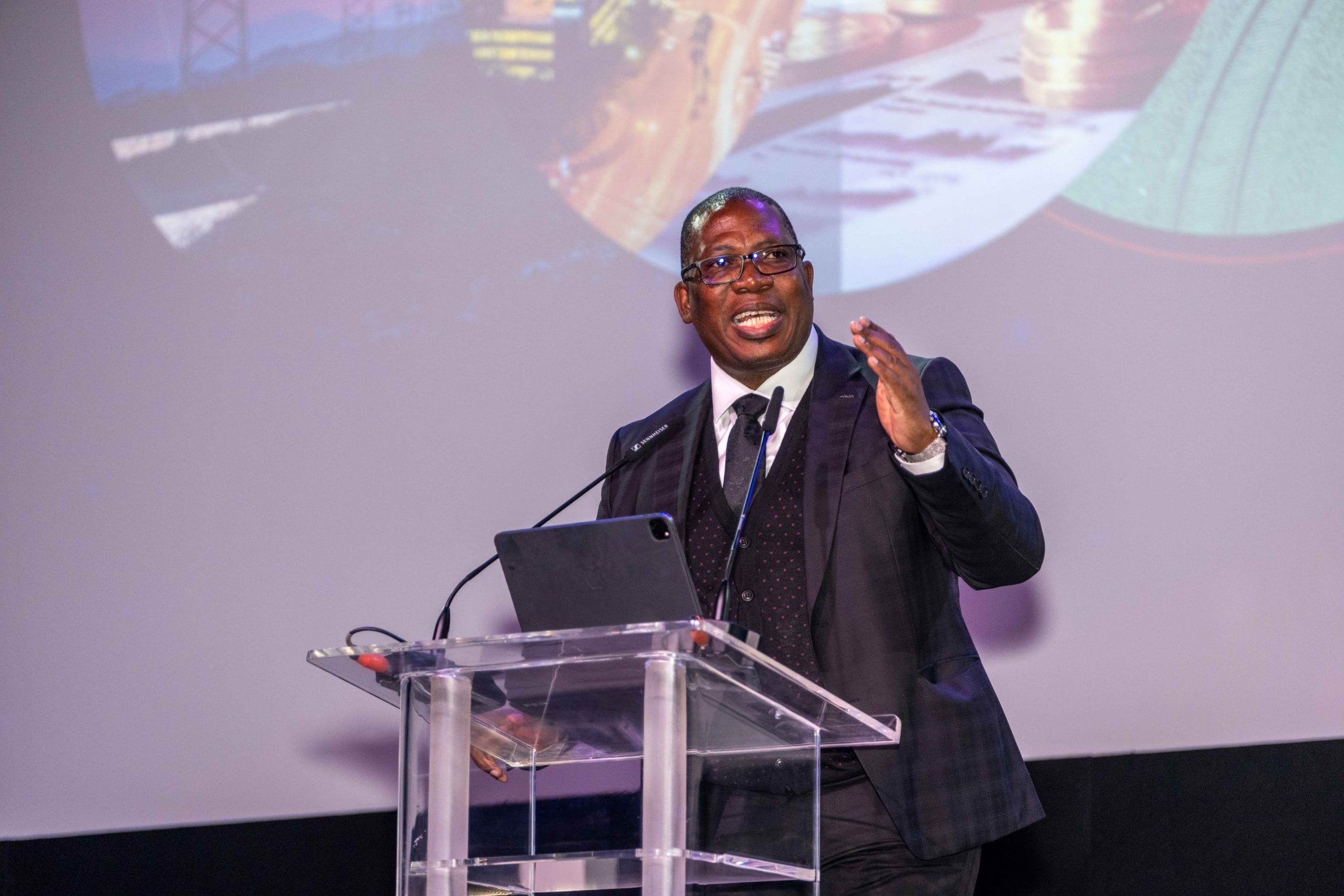 Panyaza Lesufi, Gauteng Premier at Huawei’s flagship Eco-Connect Sub-Saharan Africa 2023 event, in Johannesburg, South Africa
