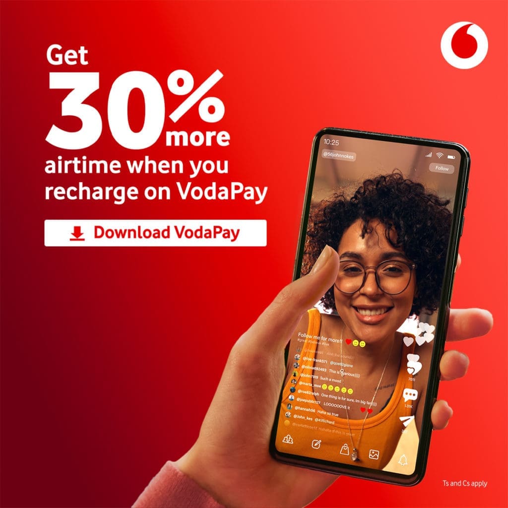 Vodacom Introduces 30% More Airtime for Customers Through VodaPay Vodacom