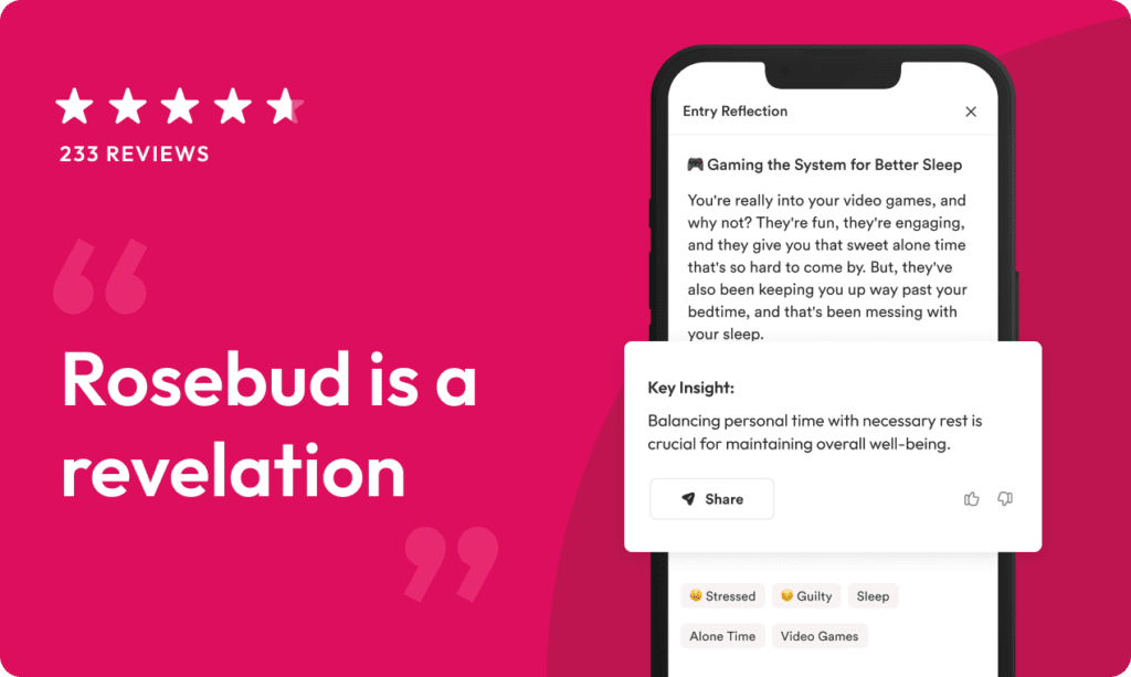 Personalised AI Journaling App Rosebud Launches To Support Mental Health Rosebud