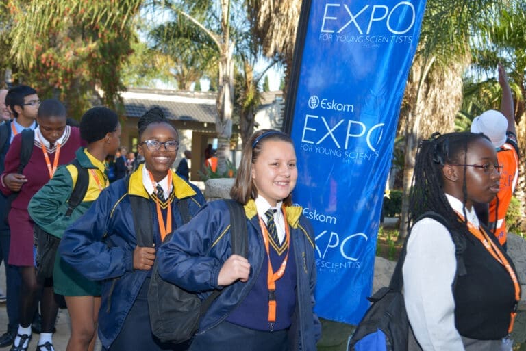 Young scientists at the Eskom Expo for Scientists