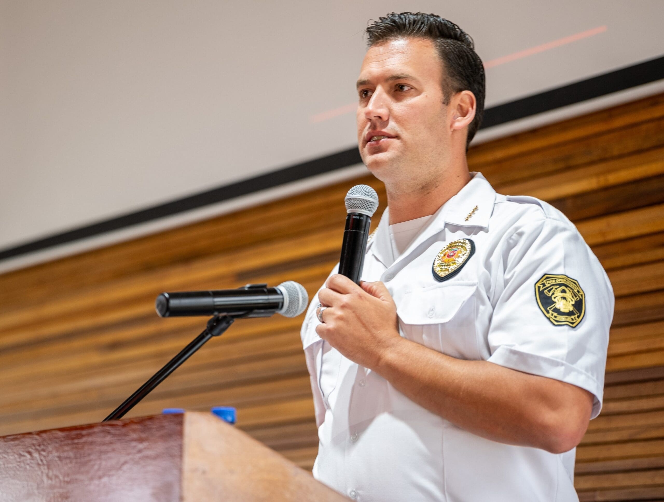 De Wet Engelbrecht, an experienced firefighter and CEO of Fire Operations