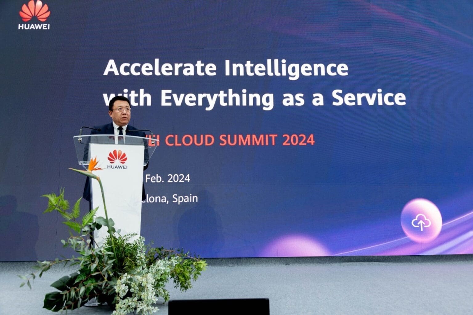 Huawei Cloud: Infrastructure Of Choice For AI With 10 Systematic Innovations Unveiled In MWC Jim Lu, President of the European Region and Senior Vice President of Huawei