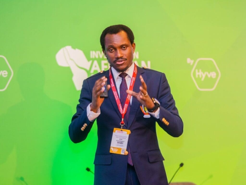 Mining Indaba: DRC Sets Out Plans To Attract ‘Modern Investors’ To Tap $24 Trillion Of Unexplored Mineral Reserves MINING INDABA: Miguel Kashal Katemb addresses the mining industry at the 2024 Mining Indaba in Cape Town