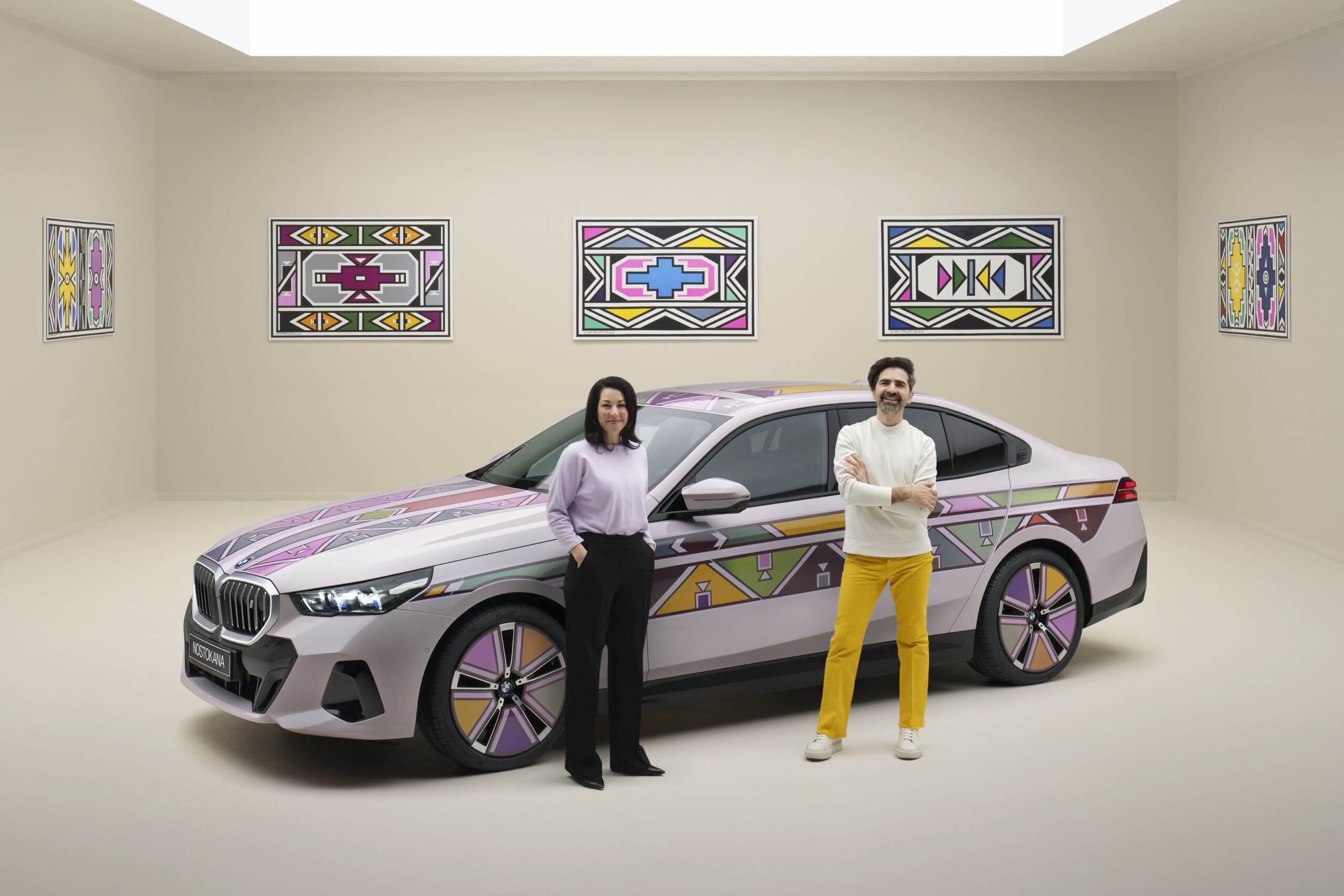 Art meets innovation: BMW i5 Flow NOSTOKANA