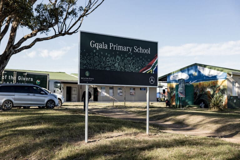 Mercedes-Benz South Africa and the Gift of the Givers Foundation team up to revamp Gqala Primary School in the Eastern Cape