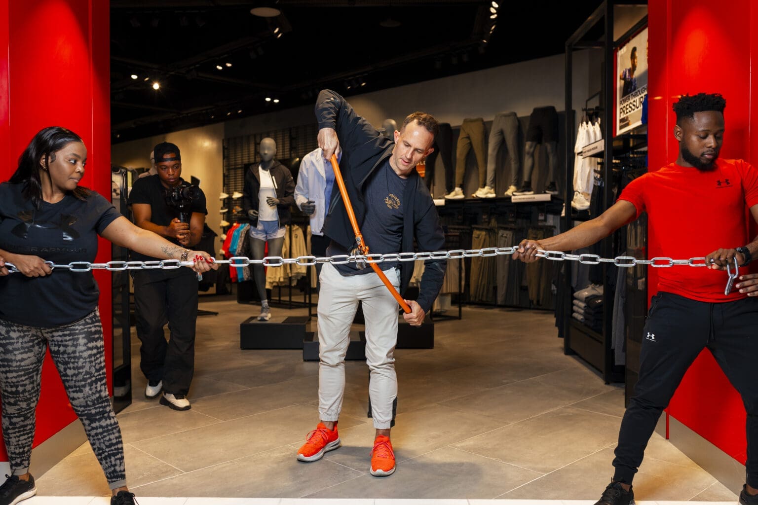 Under Armour Opens New Brand House Store In Durban’s Pavilion Brent Venter, Retail Manager at Under Armour South Africa
