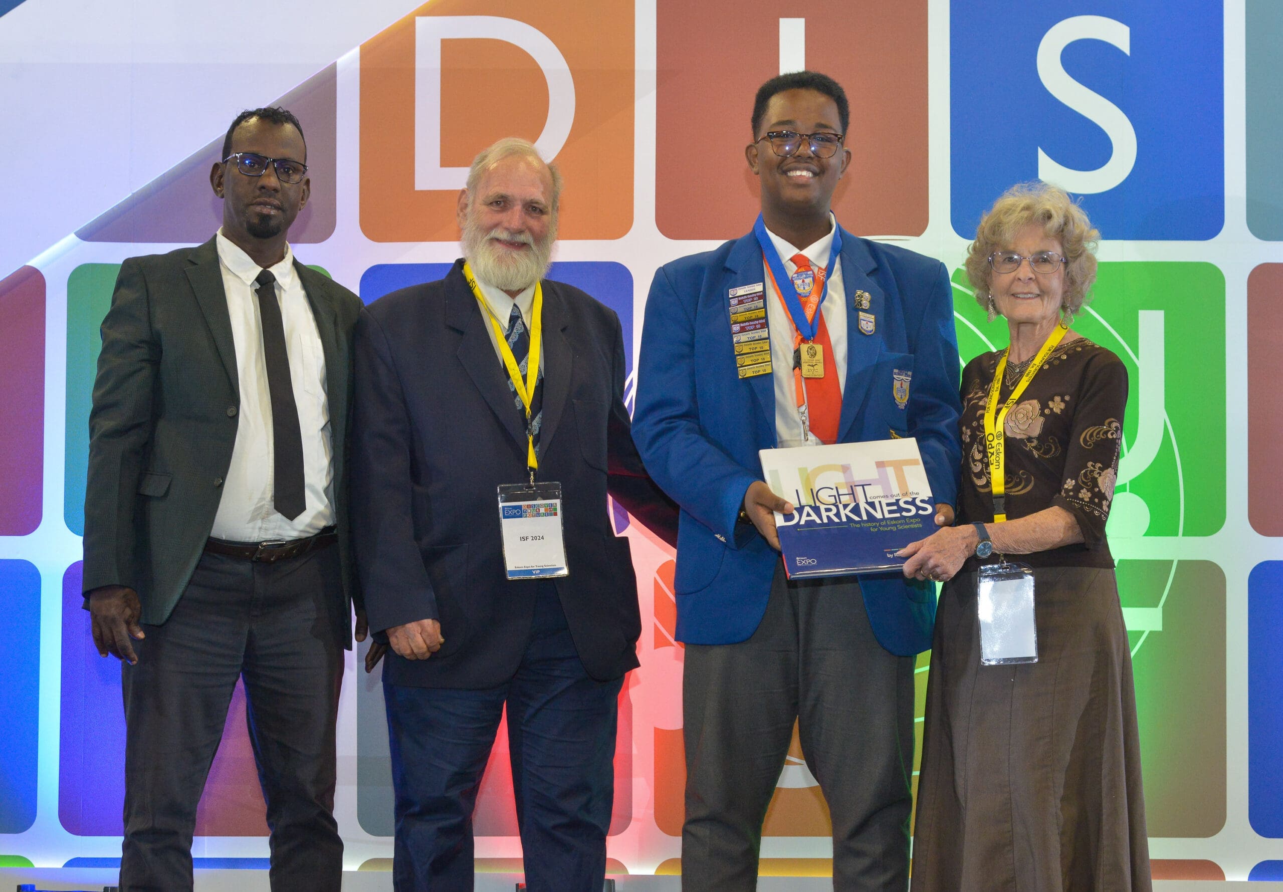 Prof-Max Braun, Tahir Ousman,Prof.-Rosemary Gray.