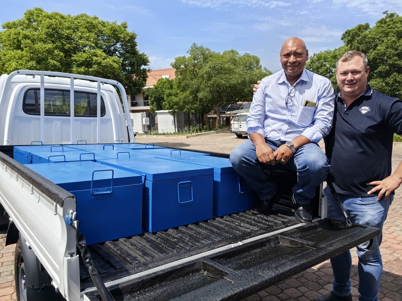 Mohamed Davids, and Huawei’s Tertius Meintjies, SA Office Delivery Quality Manager(DQM)