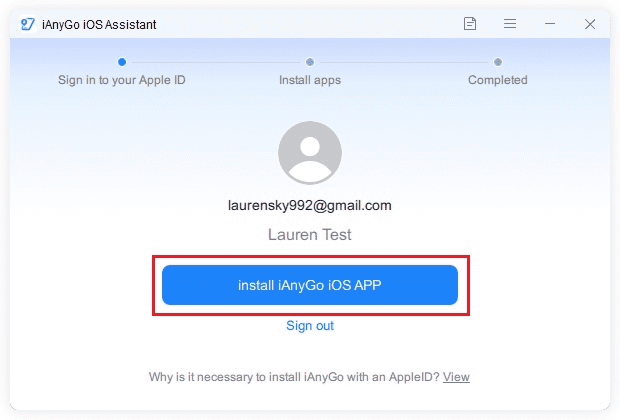 iAnyGo iOS App