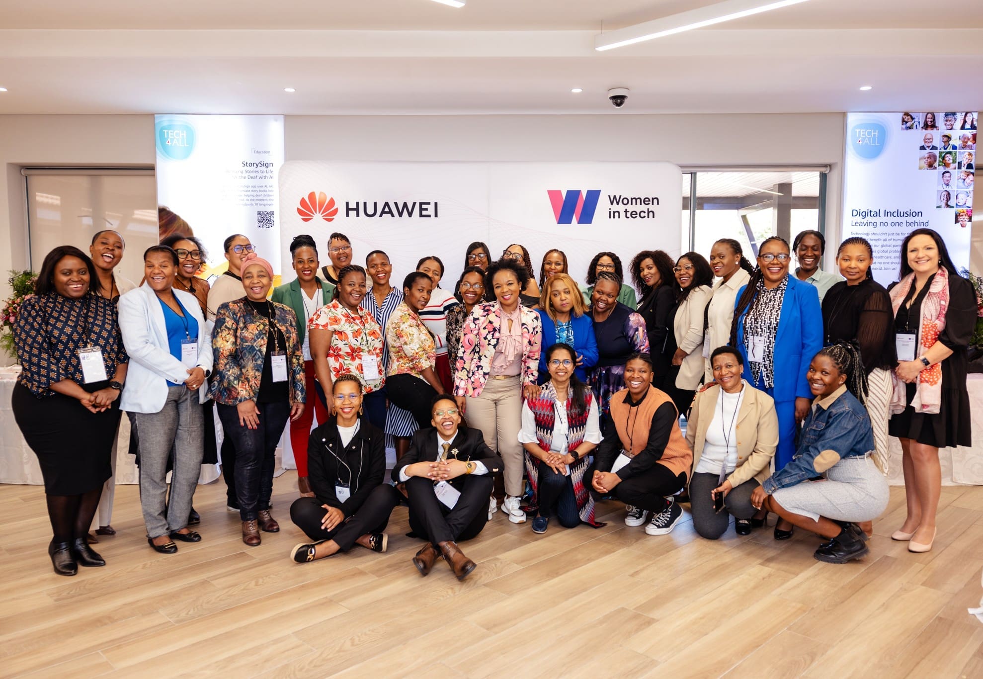 The 2024 Women in Tech Digital Skills Training Programme participants