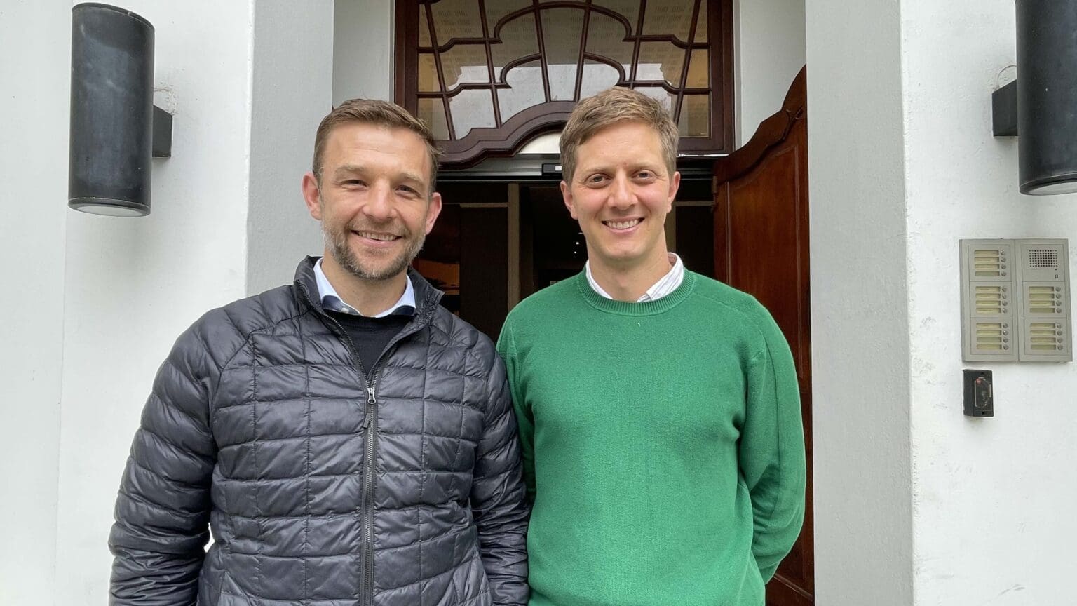 Dries Mellet (Non-executive Director, PSG Group Director) and Antoine van Heerden (Founder and CEO of ButtaNutt)_Landscape