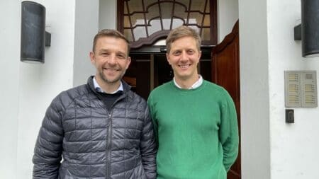Dries Mellet (Non-executive Director, PSG Group Director) and Antoine van Heerden (Founder and CEO of ButtaNutt)_Landscape