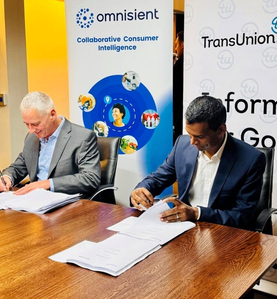 TransUnion Invests In Omnisient For Secure Data Analytics TransUnion Omnisient signing