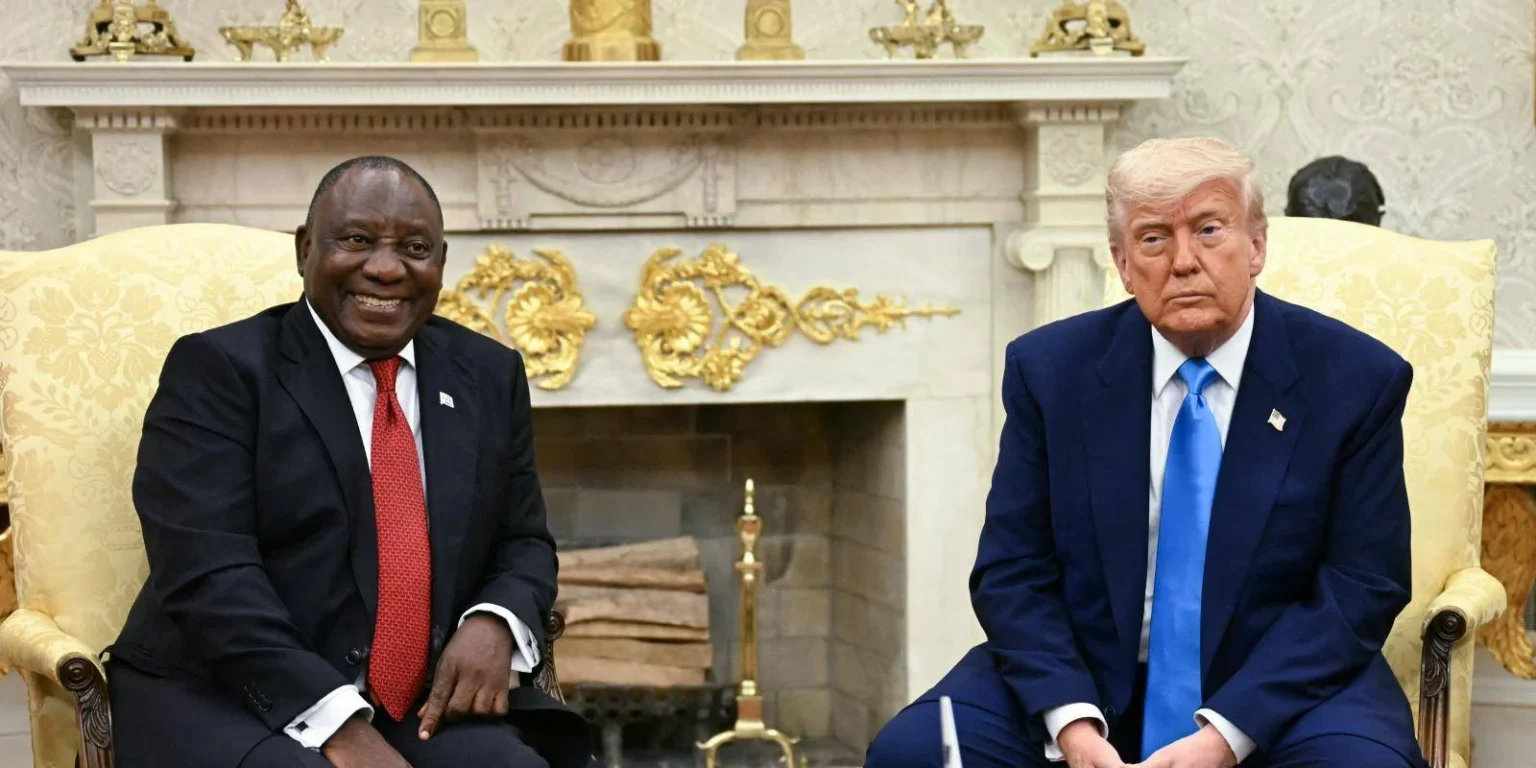 President Cyril Ramaphosa and President Donald Trump