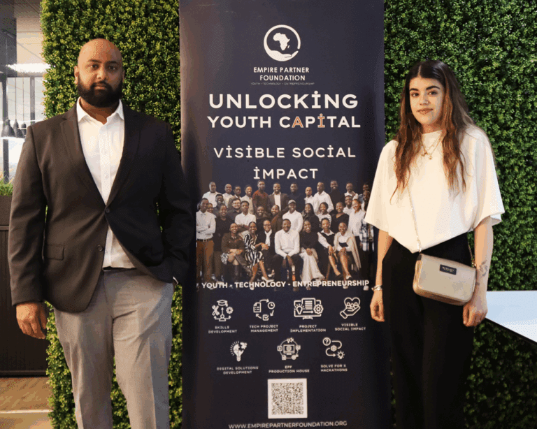Zayna Mahomed, a fashion student at the Villioti Fashion Institute
