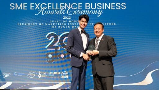 Alvin’s company was recognized with an invitation to receive the prestigious SME Excellence Business Award