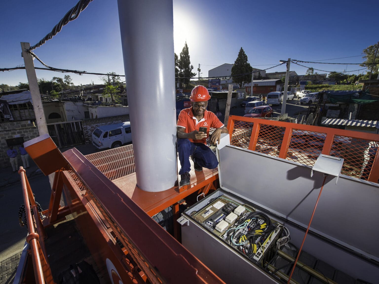 Vodacom Container Base Station Alexandre Township Sandton