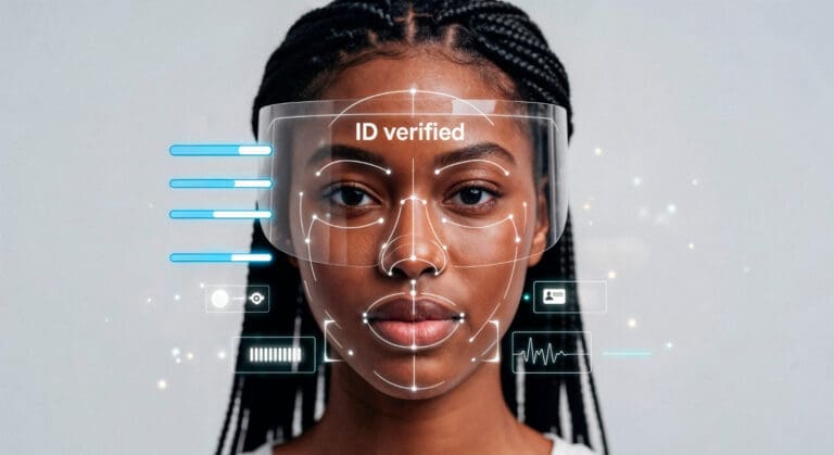 Biometric face recognition and id verification