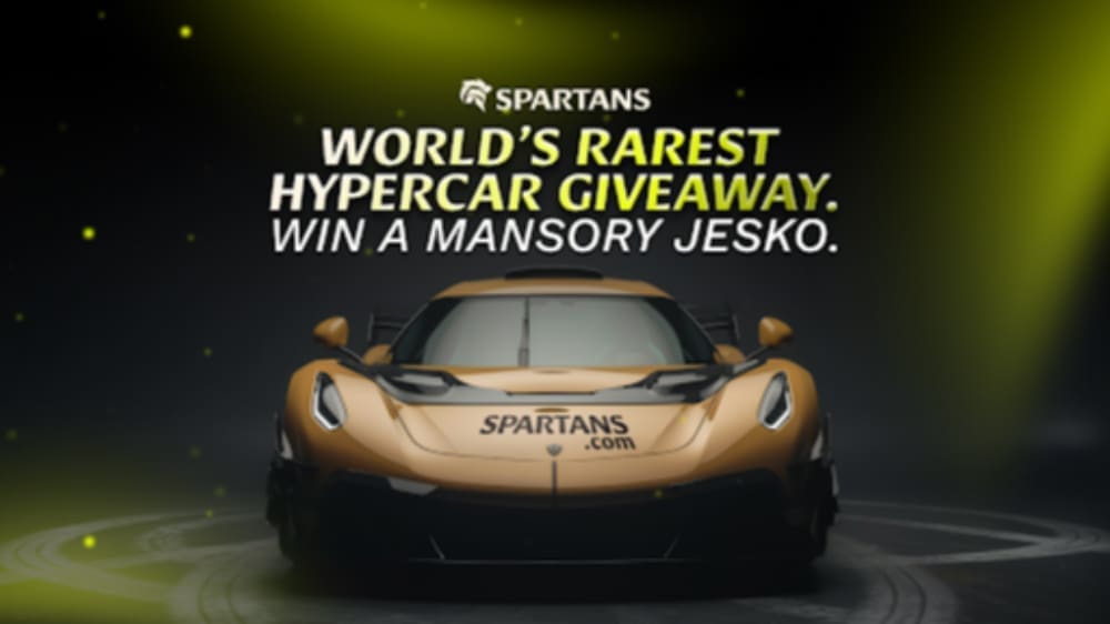 Crazy Giveaway Live: Spartans Casino Puts Up Three Million Dollar Mansory Jesko in Mega Draw Spartaans - world's rarest hypercar