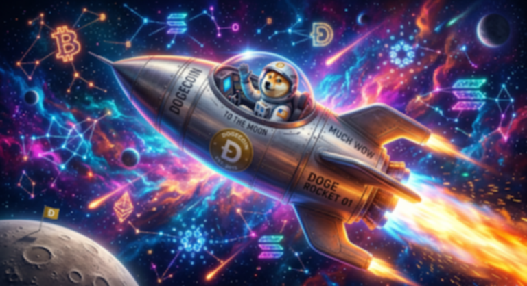 Dogecoin Price Prediction 2026: DOGE Tests Historic Support While $EV2 Presale Kicks Off for AAA Web3 Shooter