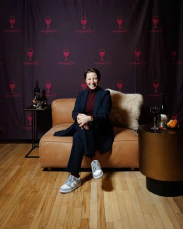 Emily Buckley, founder of Vinoperte.