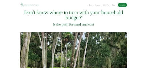Budget Coaching For Everyone Orlando homepage screenshot