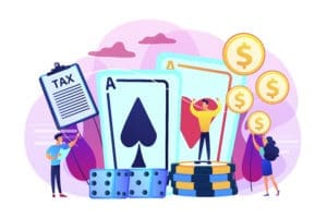 Financial Affordability Assessments in Gambling: What it Means Gambling income concept vector illustration.