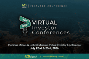 B2i Digital Announces Precious Metals and Critical Minerals Conference B2i Digital
