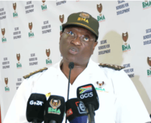 Dr. Nakampe Michael Masiapato, the Commissioner and Chief Executive Officer of South Africa's Border Management Authority (BMA).
