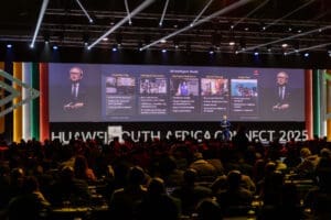Huawei South Africa Connect 2026 to tackle the infrastructure needed for the AI era Hong-Eng Koh, Huawei’s Global Chief Public Services Industry Scientist, addressing SA Connect 2025