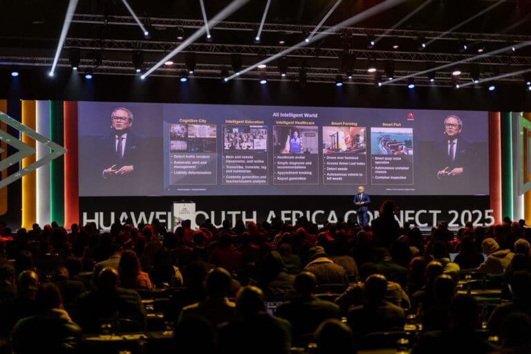 Huawei South Africa Connect 2026 to tackle the infrastructure needed for the AI era Hong-Eng Koh, Huawei’s Global Chief Public Services Industry Scientist, addressing SA Connect 2025