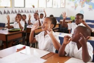 Kids at school