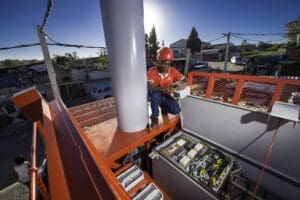 Vodafone Trials Mobile Mast Powered With An AI Brain And A Robotic Arm Vodacom Base Station