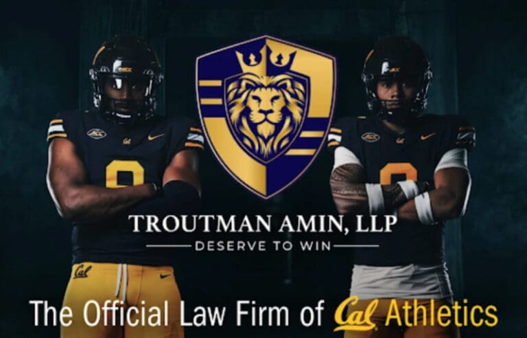 Troutman Amin, LLP– the Official Law Firm of the University of California at Berkeley Athletics Program–Launches New Ad Campaign at John Wayne Airport Troutman Amin, LLP